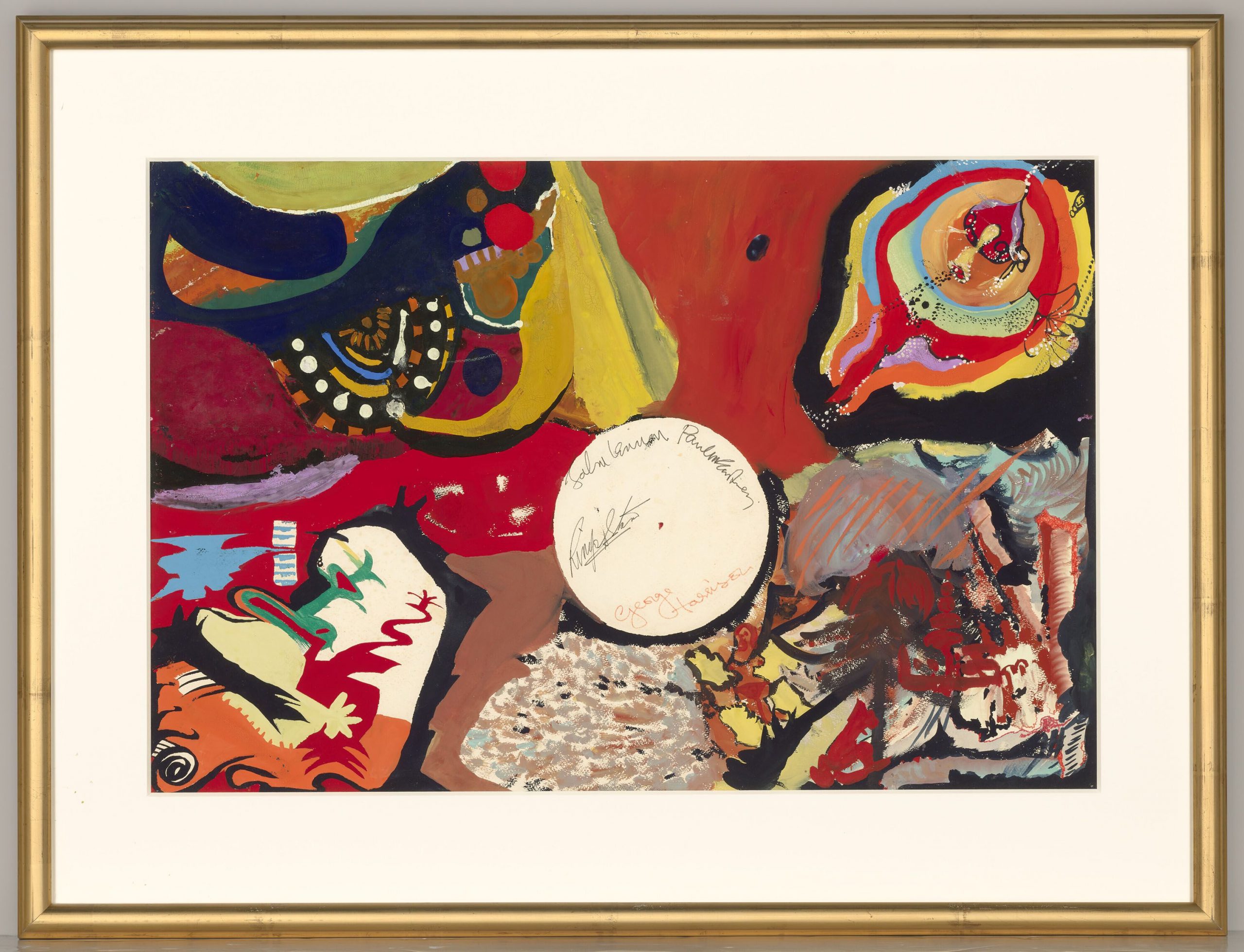 The beatles images of a woman painting auction